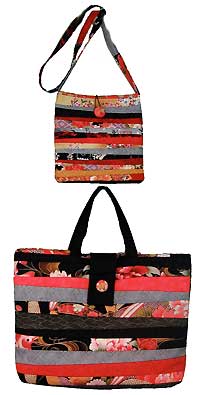 Ruby's Strip Design Bag pattern